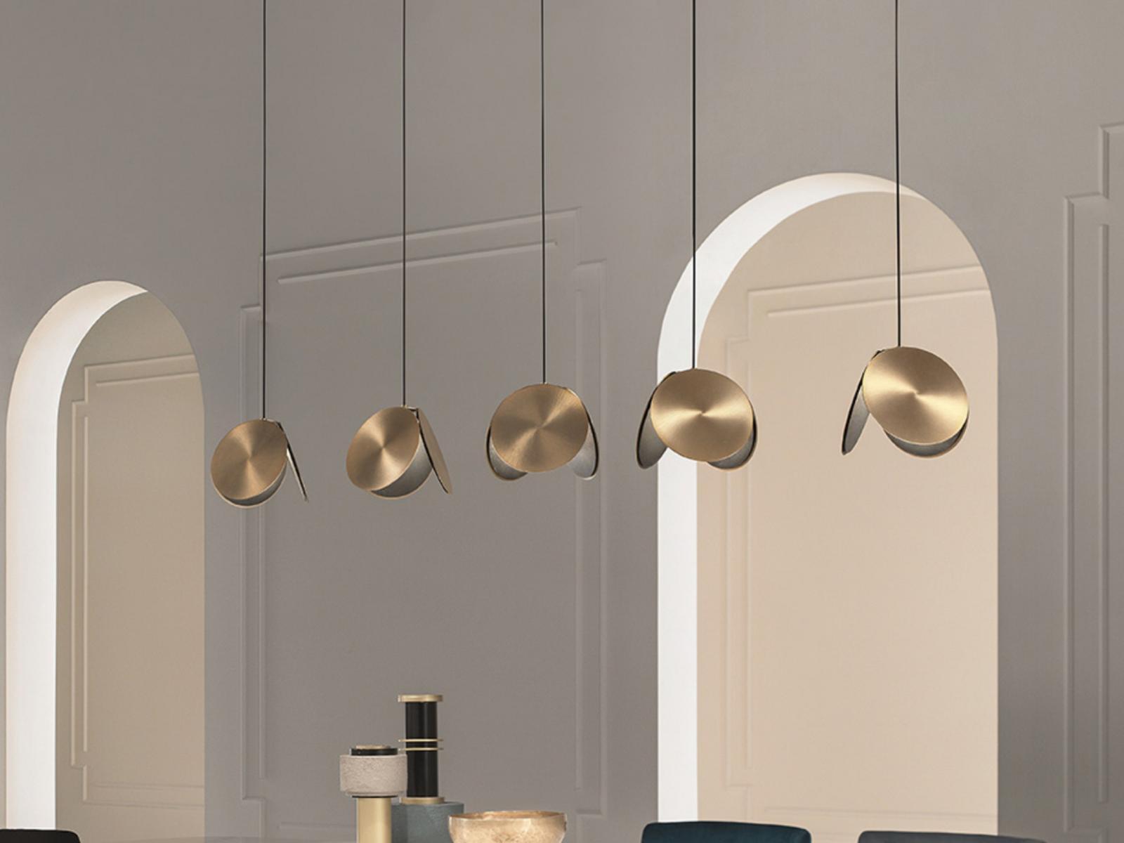 TIMEO S1 20 LED painted metal pendant lamp