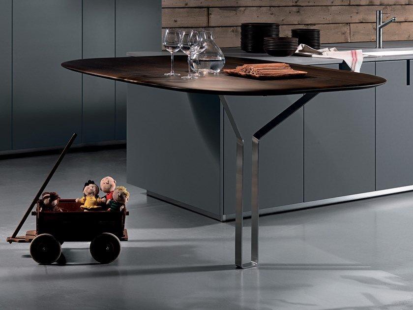 OVALINO Oval eucalyptus snack table