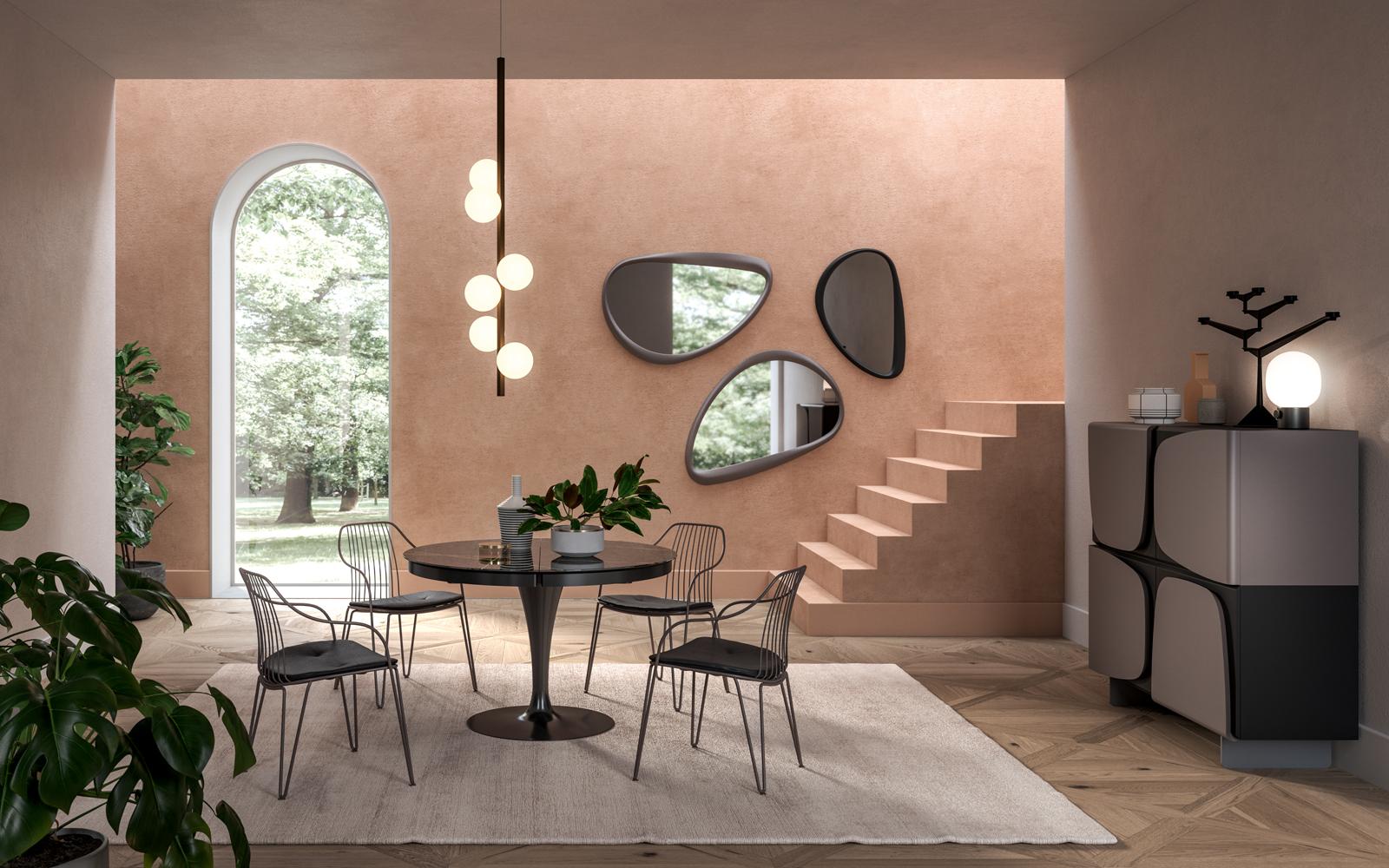 SOHO Wall-mounted framed mirror