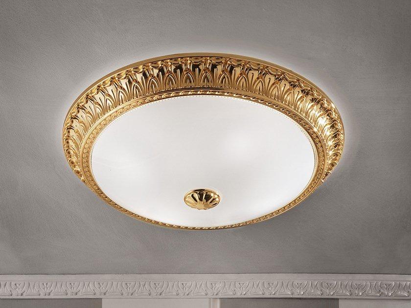 BRASS & SPOTS VE 1081 Incandescent brass ceiling light