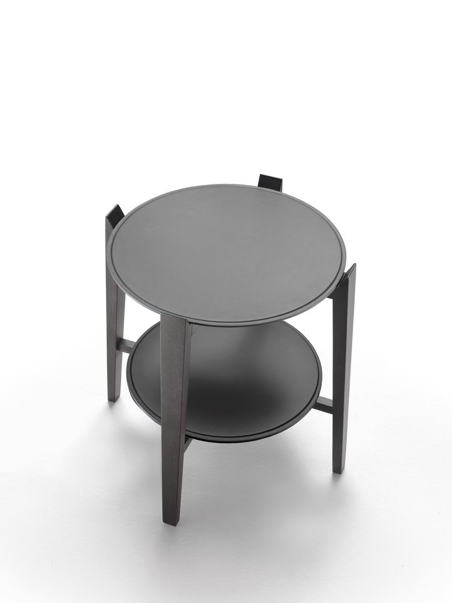 CABARÈ Round coffee table with tray