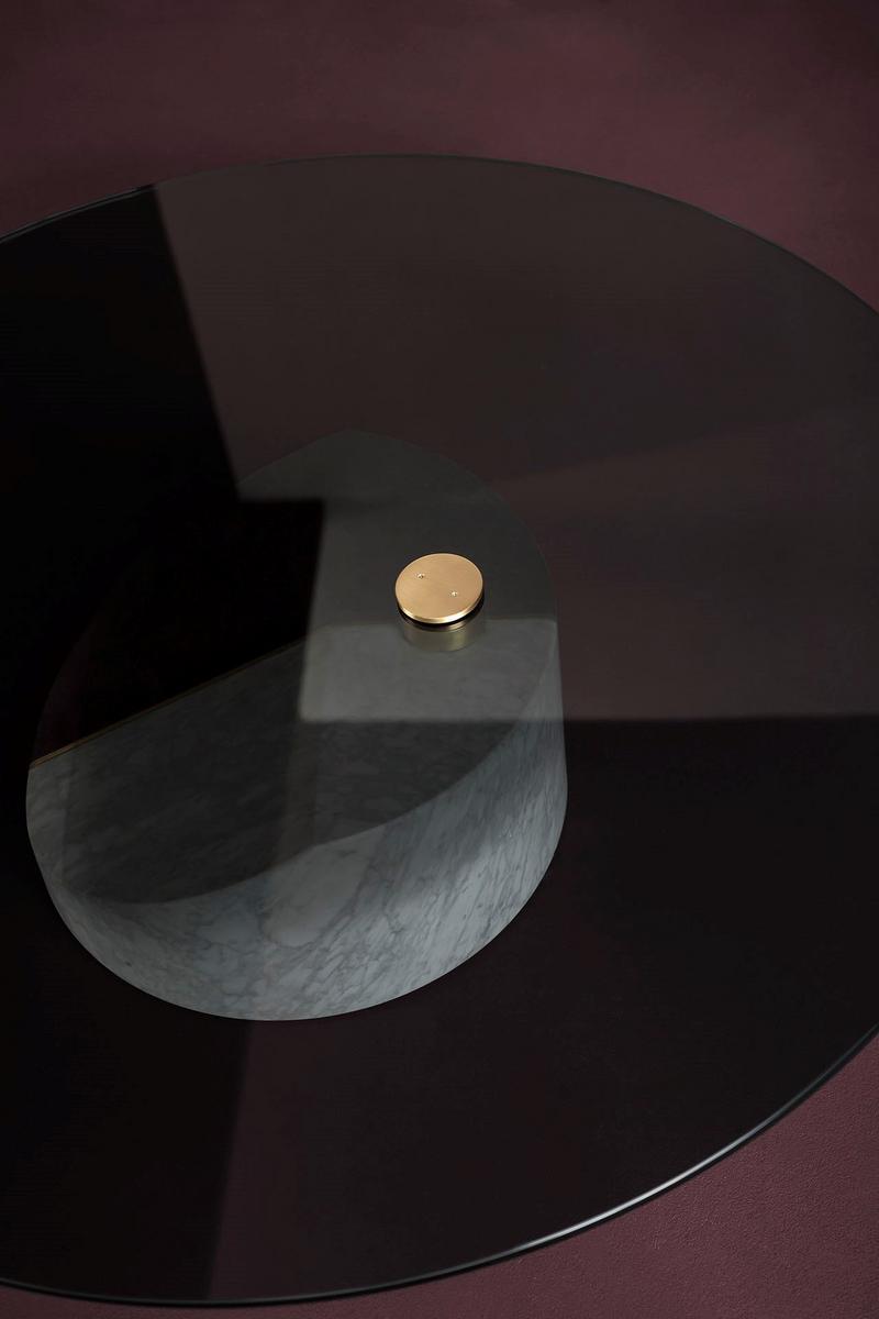 ZIGGY Round marble coffee table