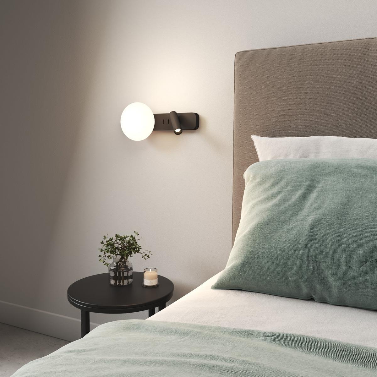 ZEPPO READER LED aluminium reading lamp with fixed arm