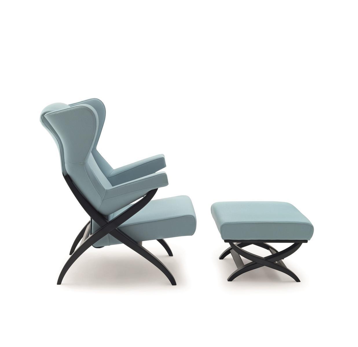 FIORENZA Fabric armchair with armrests