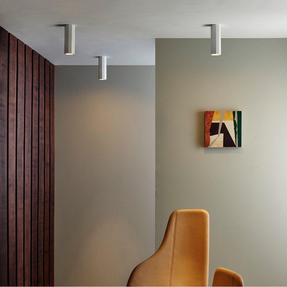SHADOW SURFACE 220 LED round ceiling plaster spotlight