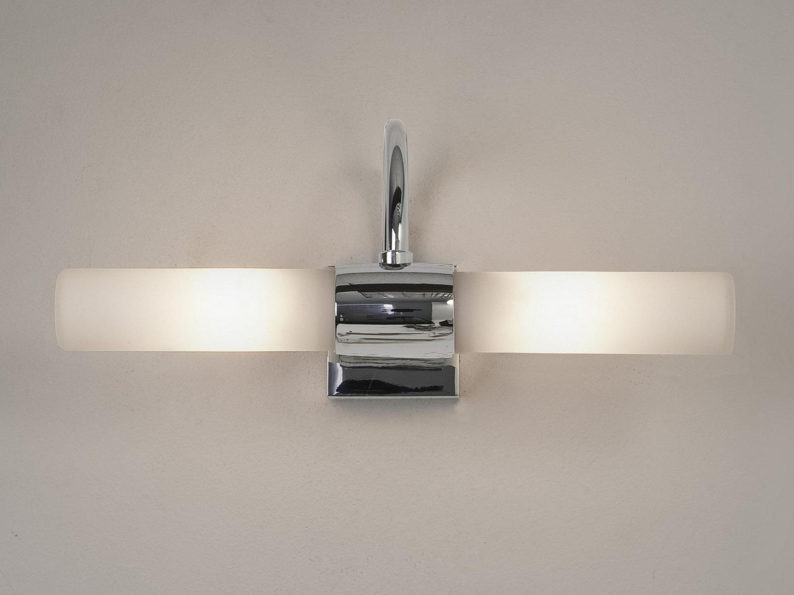 DAYTON Mirror lamp in zinc and glass