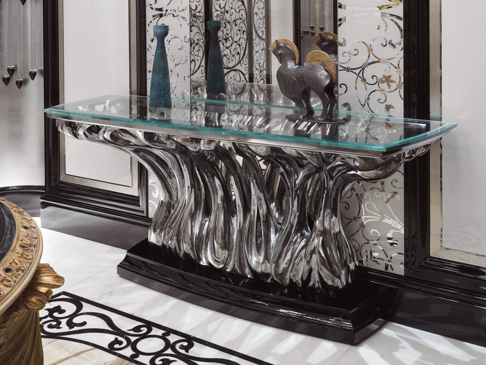 FICUS Rectangular wooden console table