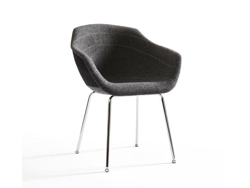 CANAL Upholstered fabric chair