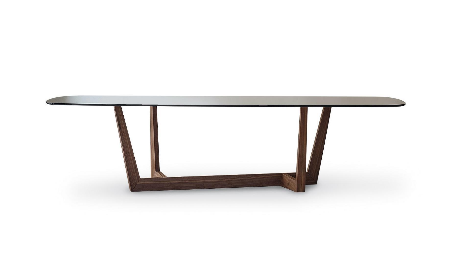 ART WOOD Rectangular ceramic or glass table