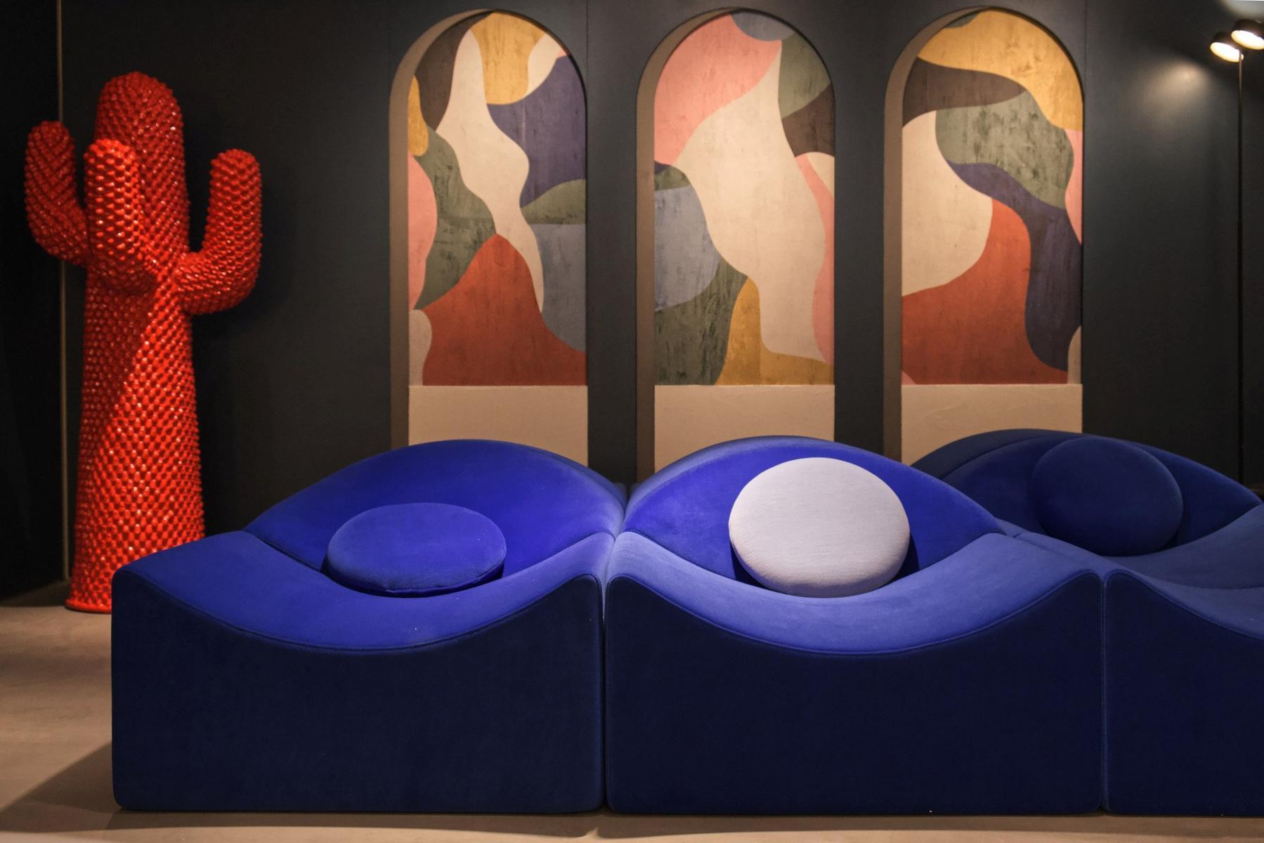 ASMARA Modular fabric sofa