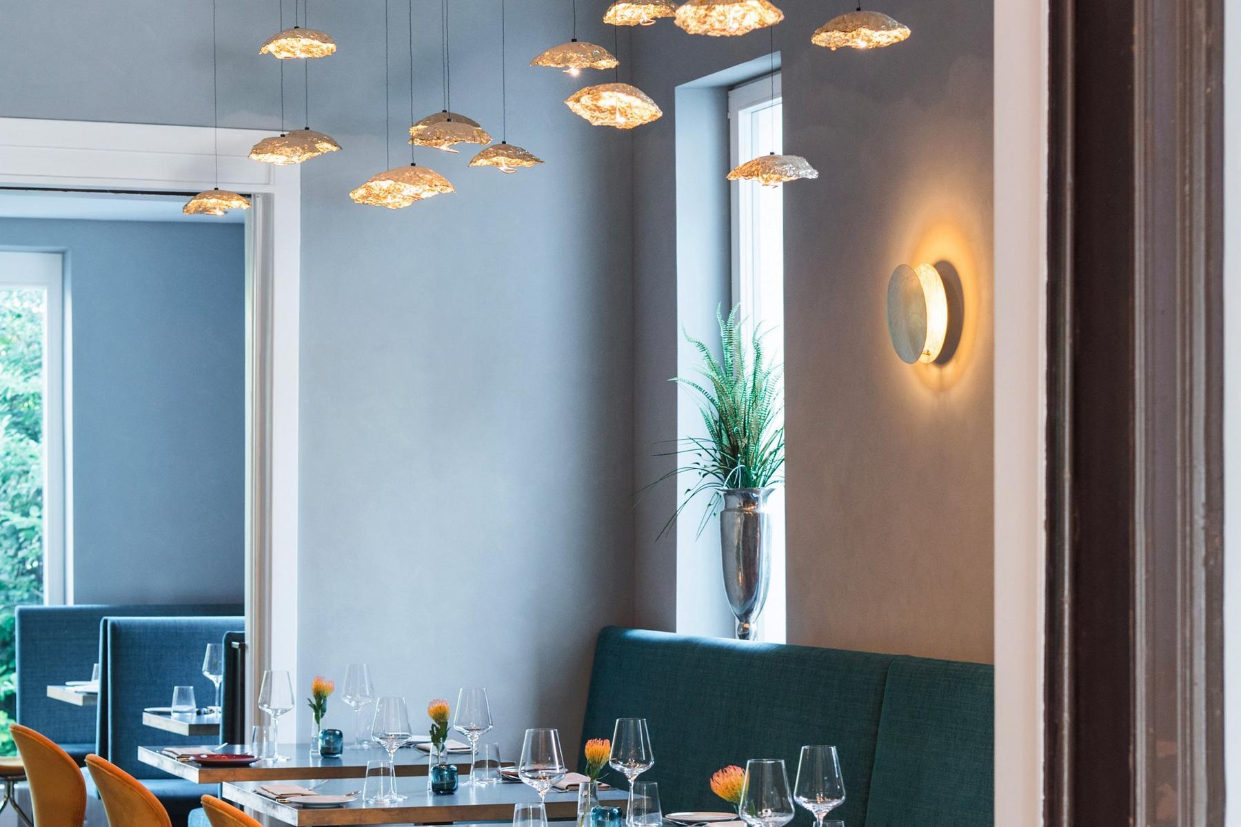 GOLD MOON CHANDELIER LED pendant lamp
