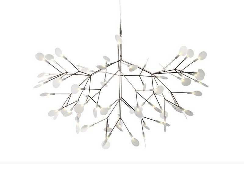 HERACLEUM Adjustable metal pendant lamp