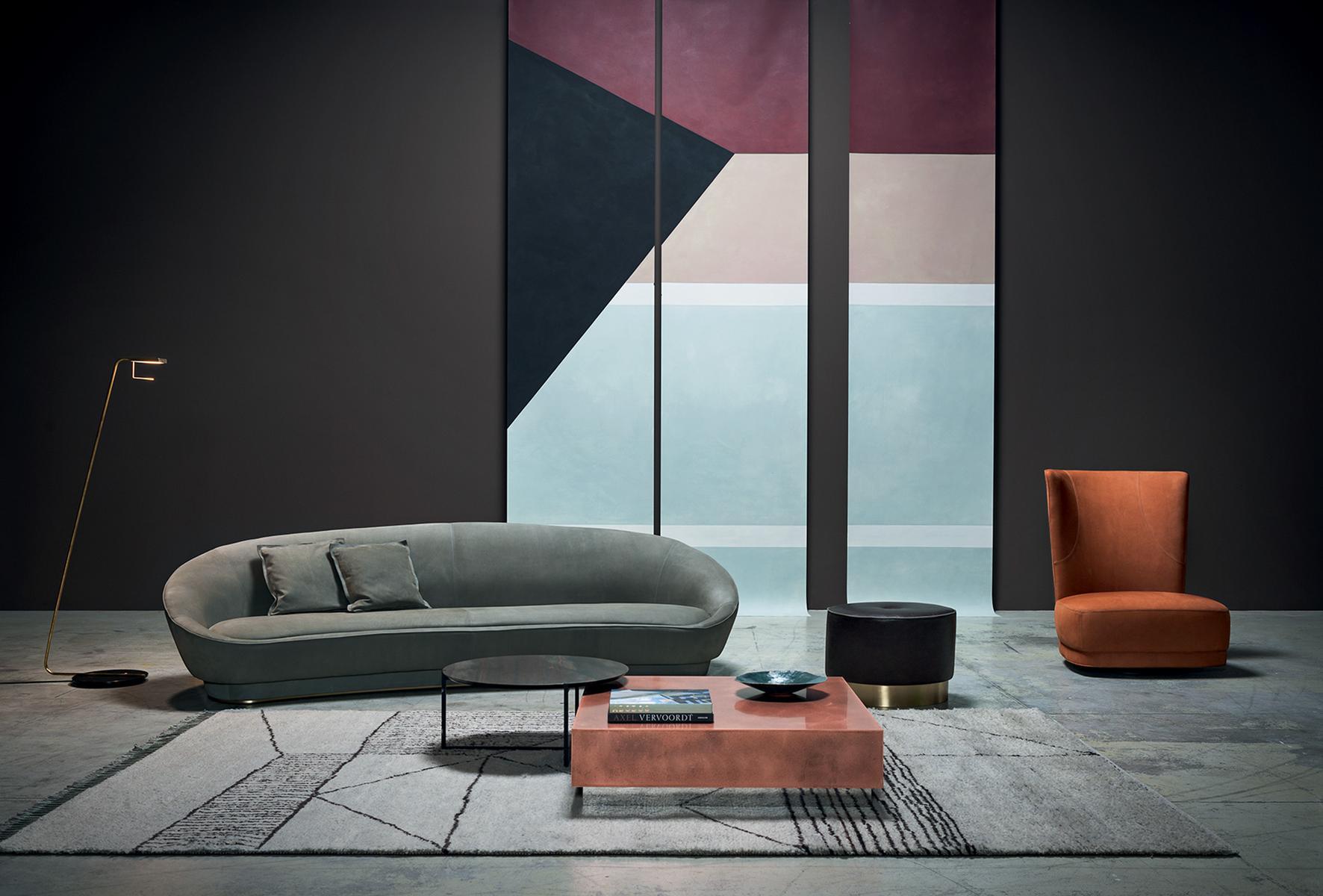 LOREN Low square coffee table