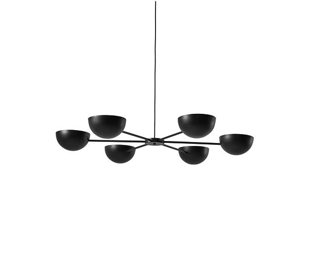 CHARLOTTE Direct-indirect light swivel chandelier