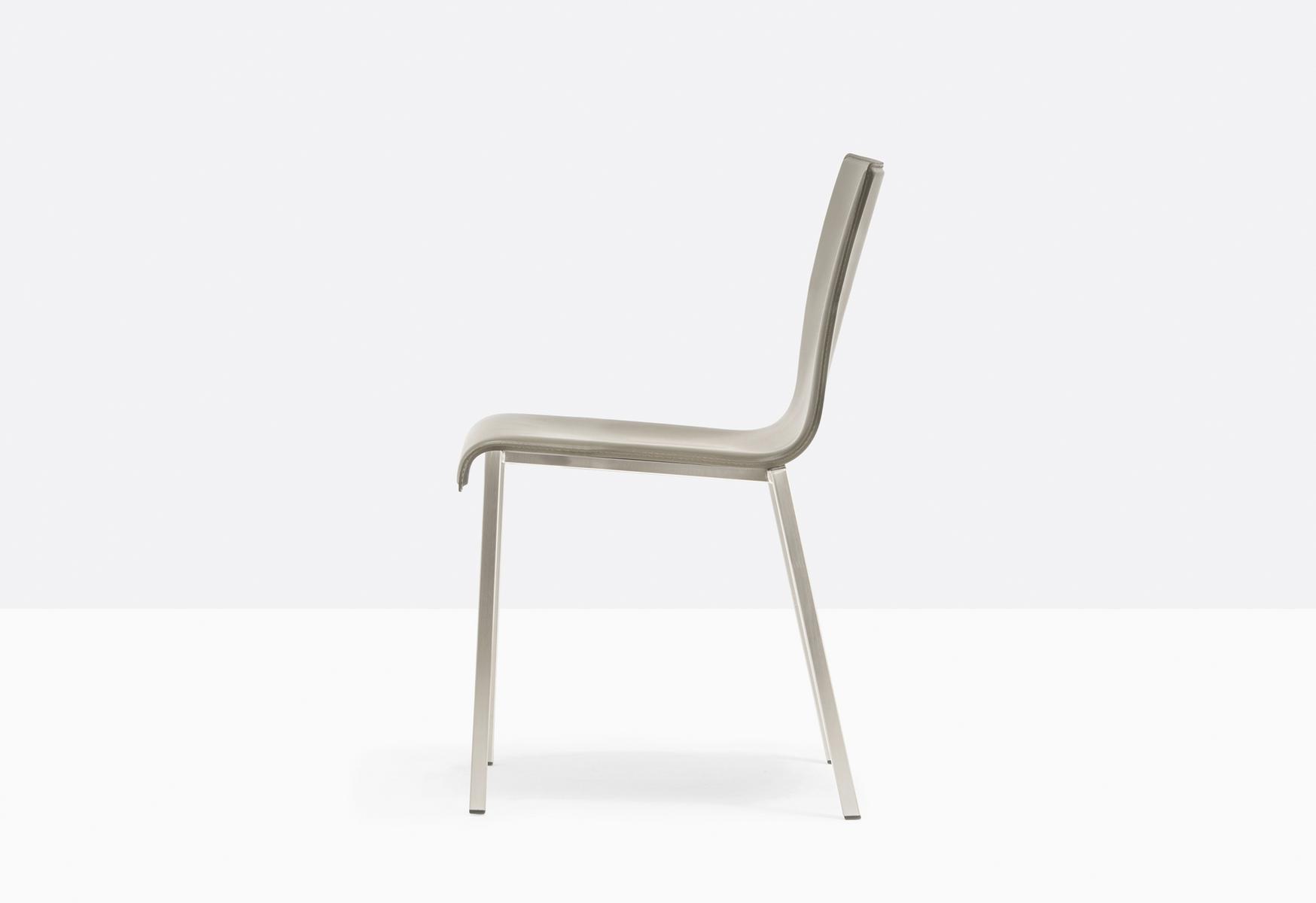 KUADRA XL 2461 Upholstered steel chair