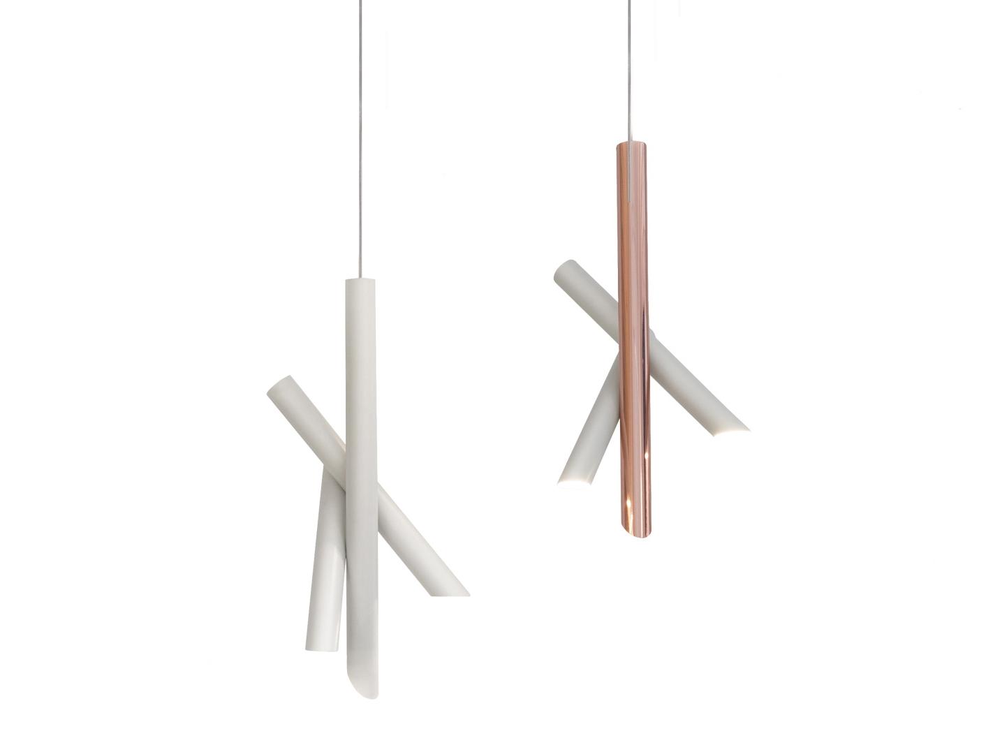 TUBES 3 LED aluminium pendant lamp