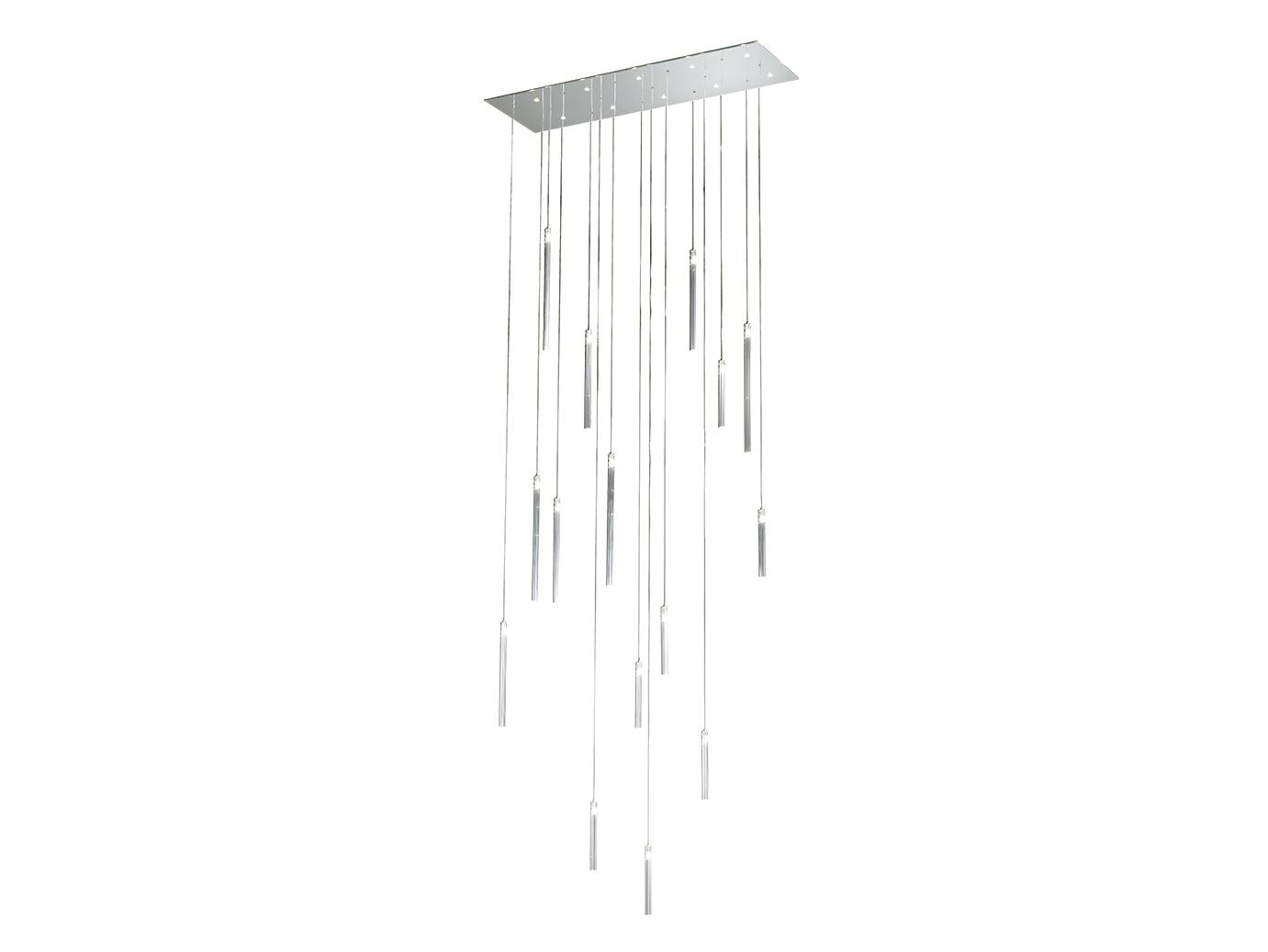 COMETE LED pendant lamp with crystals