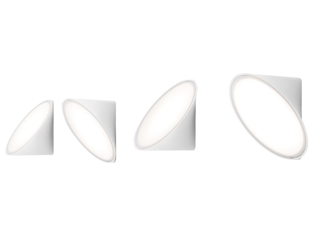 ORCHID LED aluminium wall light