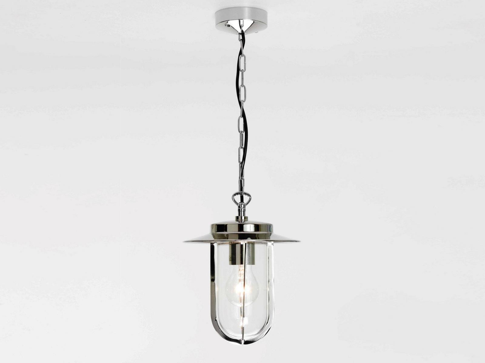 MONTPARNASSE Suspension lamp in zinc and glass