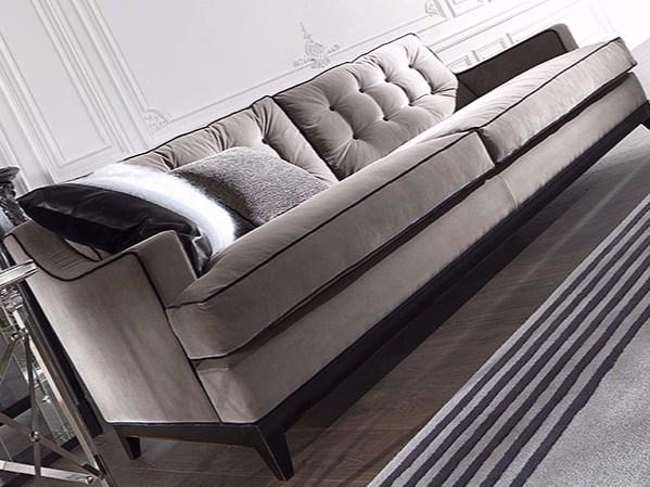 CLARK 3 seater velvet sofa