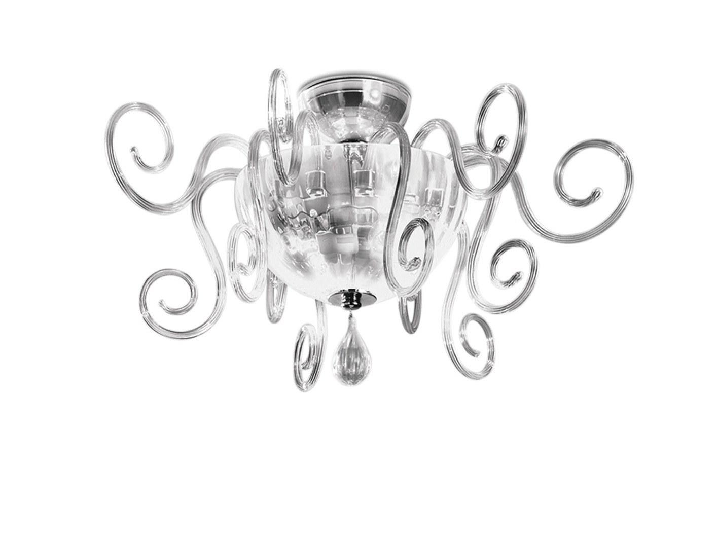 BOLERO PL75 LED blown glass ceiling light