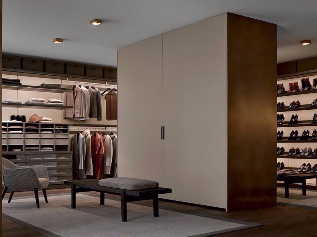 SKIN Melamine-faced chipboard wardrobe