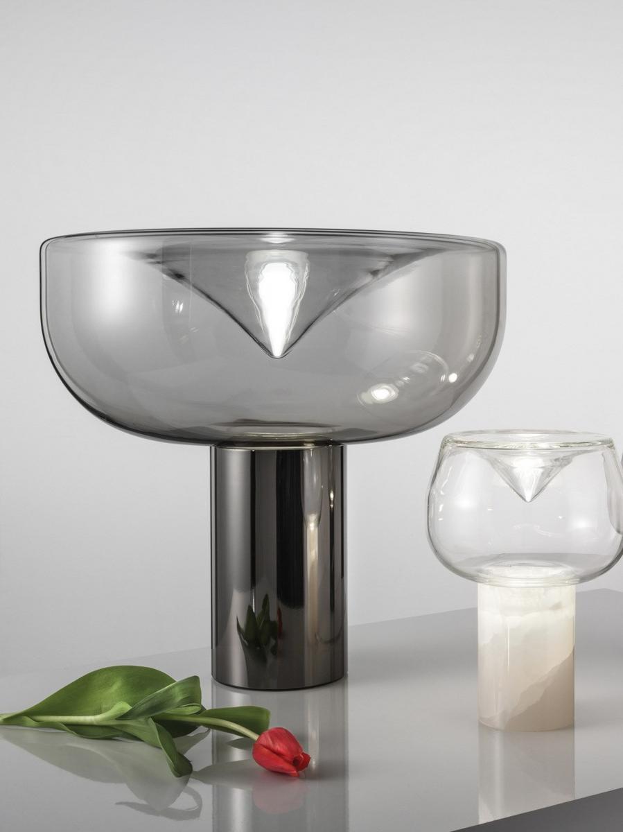 AELLA T LED blown glass table lamp