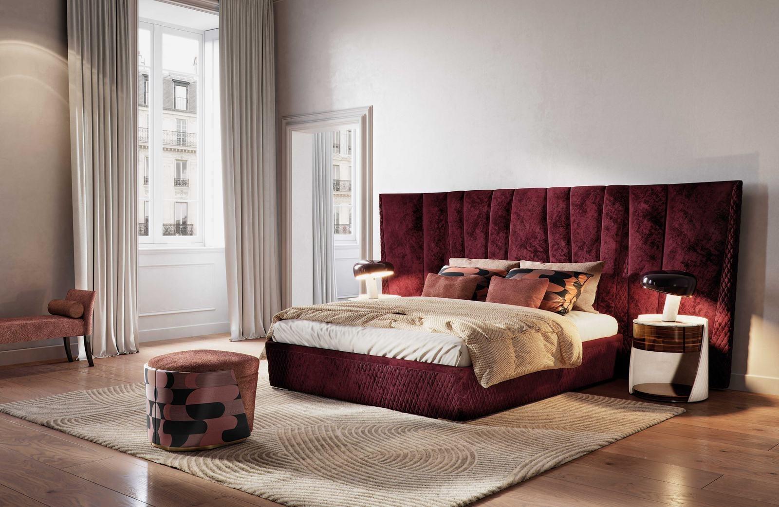 KOSTA Upholstered leather bench
