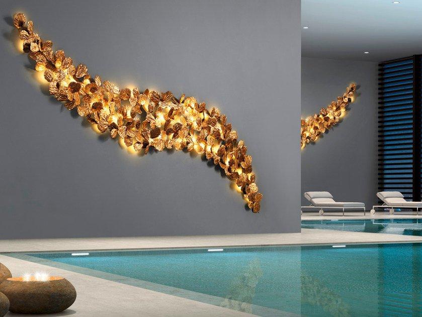 PATHLEAF AP1467/48 LED handmade bronze wall lamp