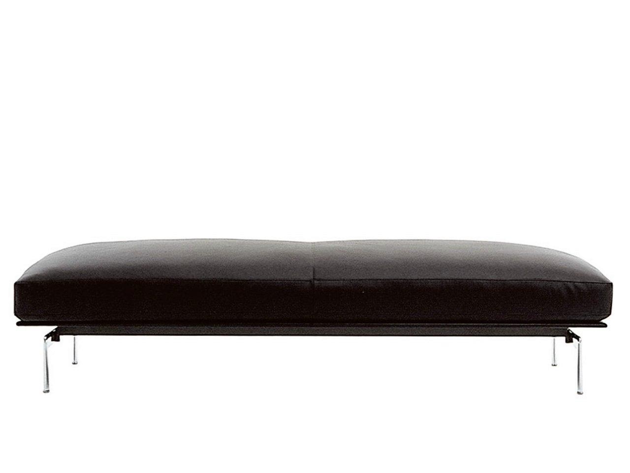 DIESIS Rectangular leather pouf