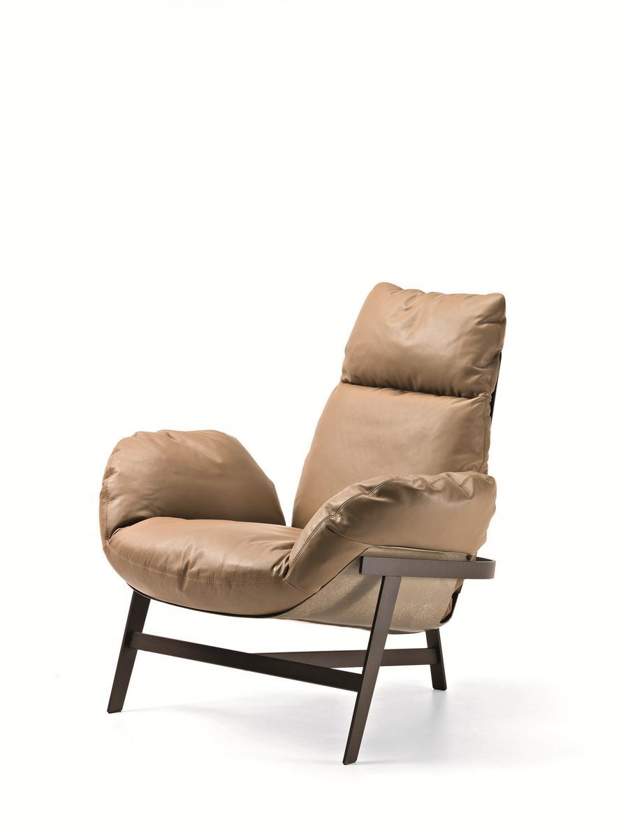 JUPITER Leather armchair
