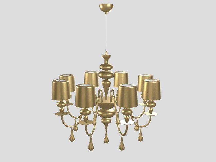 EVA S8 Powder coated aluminium chandelier