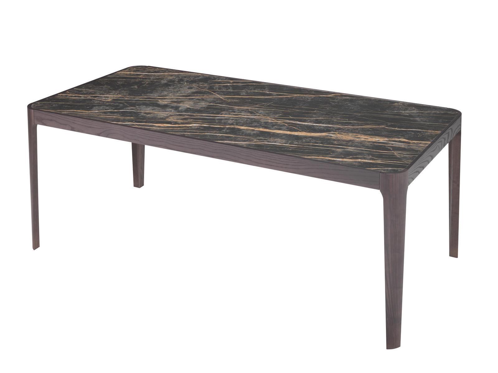 CROSS Extending rectangular ceramic table