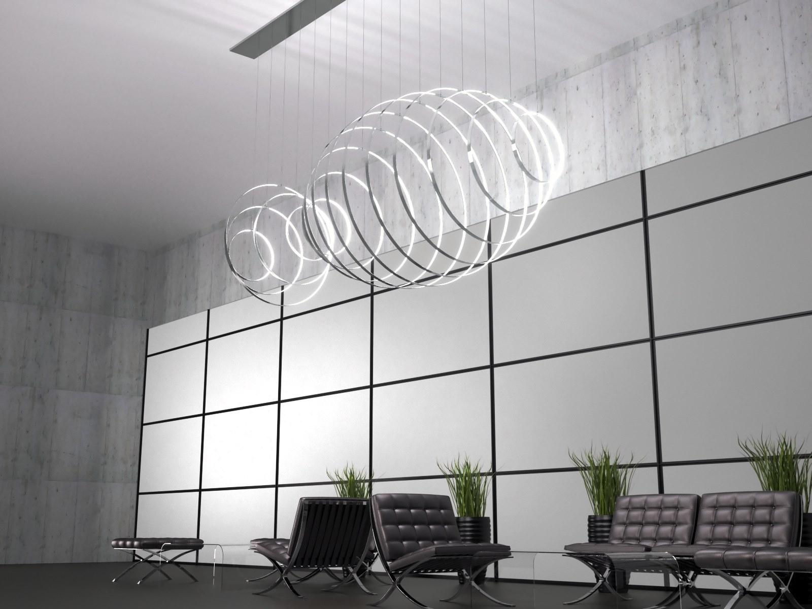 RINGS VERTICALE LED pendant lamp