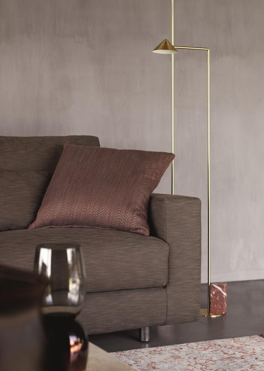 BORGONUOVO 3 seater fabric sofa