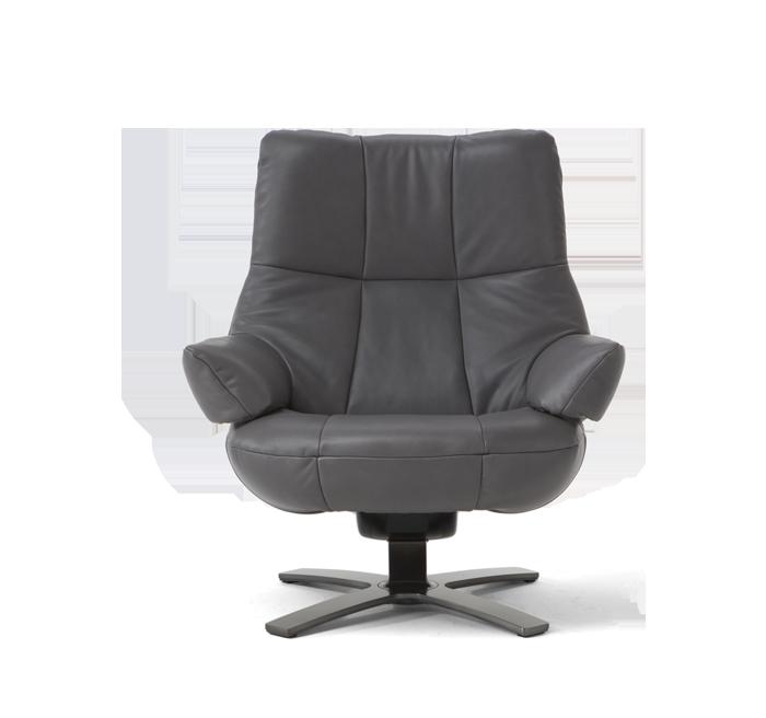 RE-VIVE MYWAY Recliner leather armchair with armrests