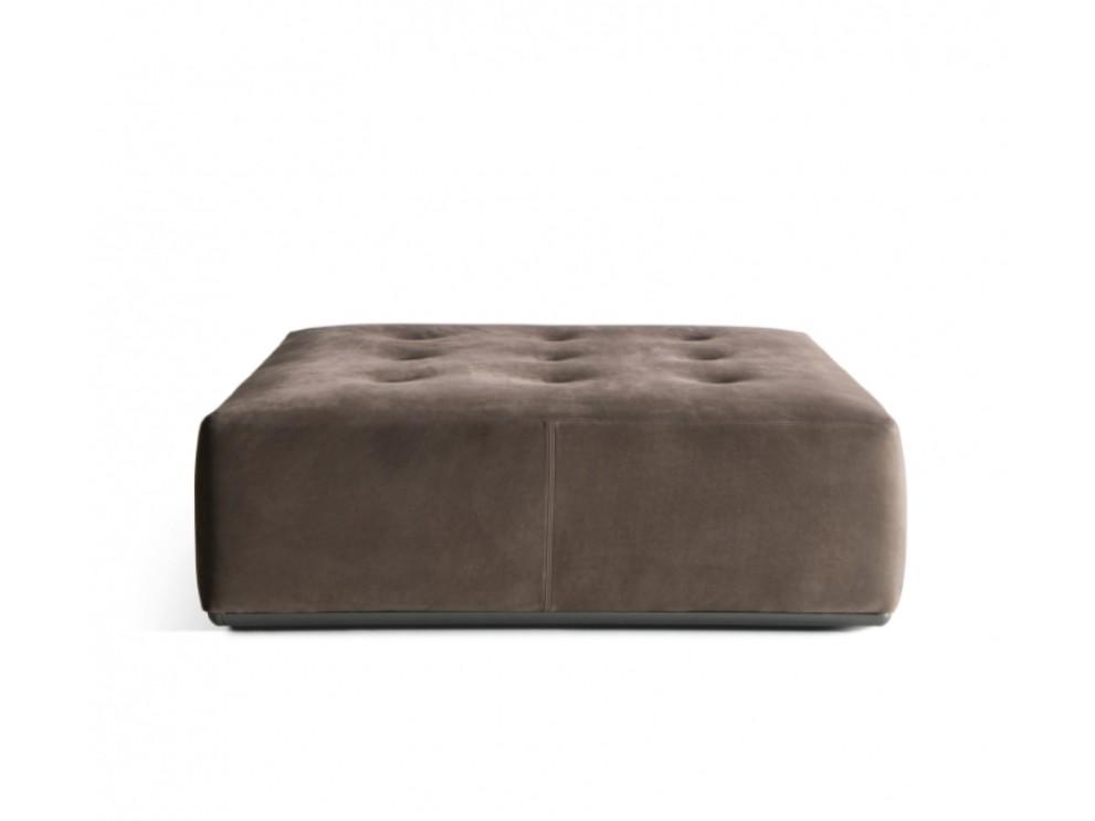 EUSTON Tufted square pouf