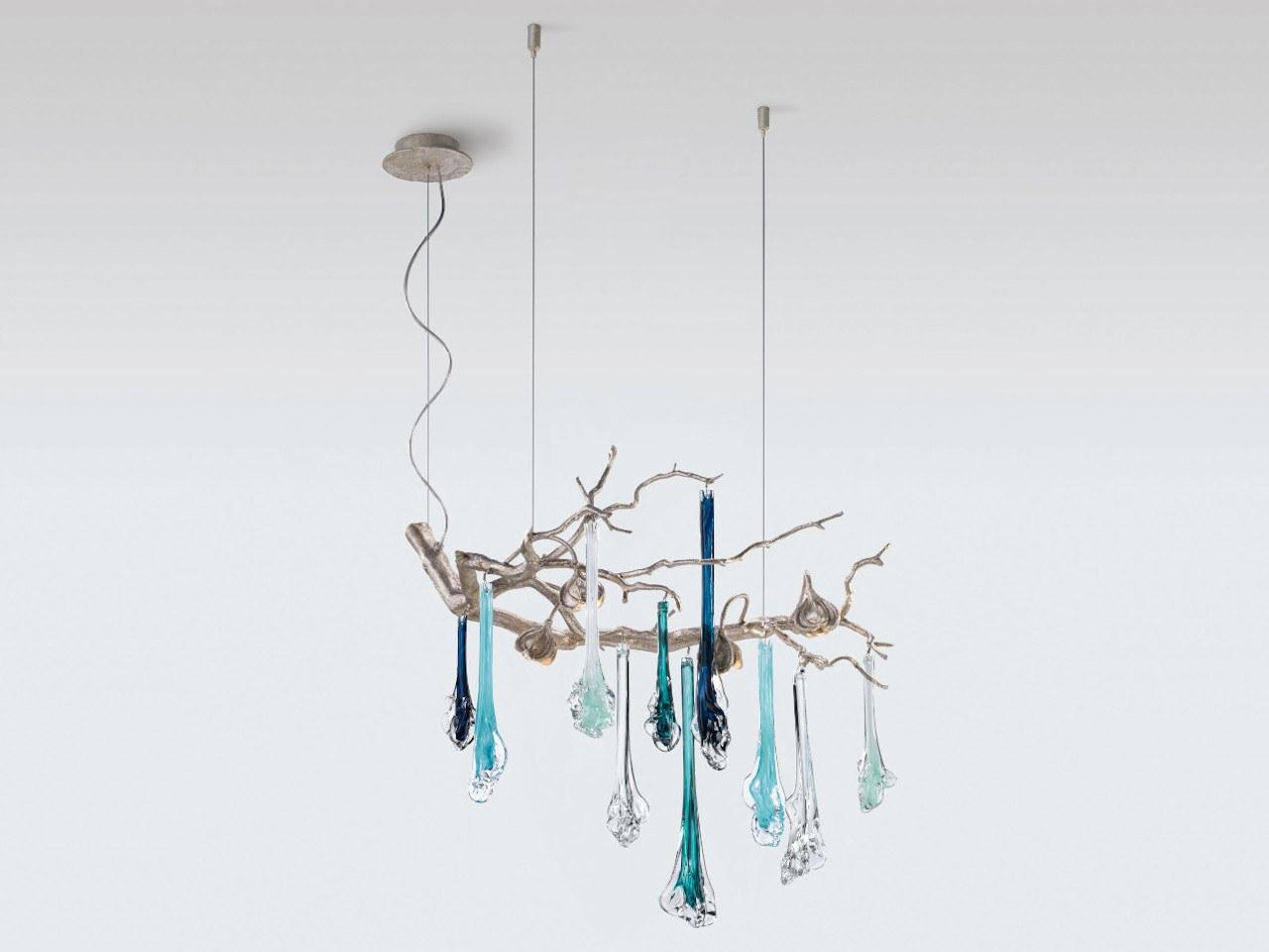 CORAL CT3393/4 Handmade bronze pendant lamp