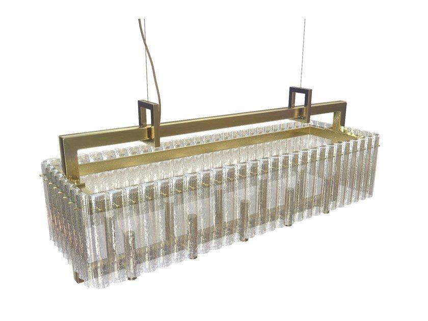 CREK S10 Suspension lamp in metal and glass