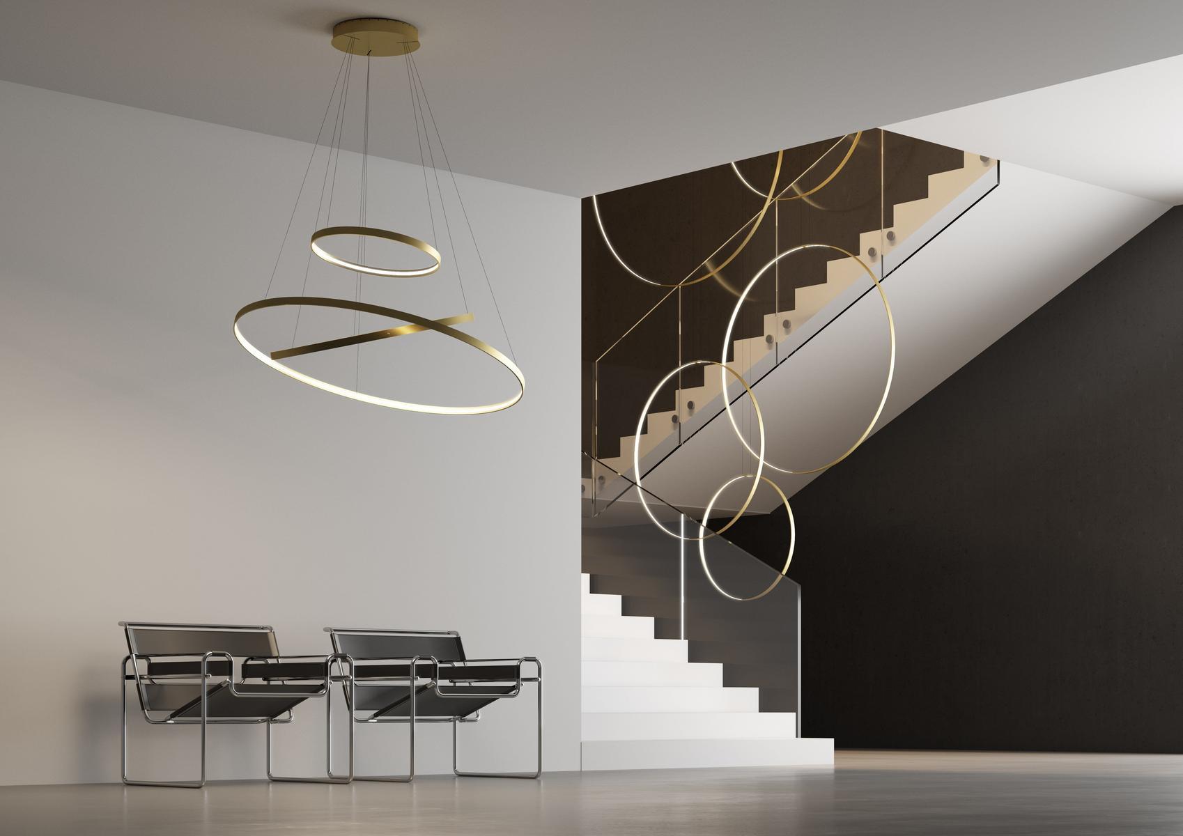 RINGS VERTICALE LED pendant lamp