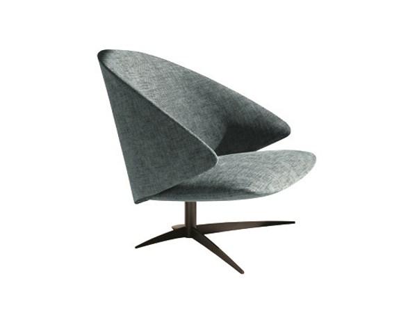 KOSTER Armchair with 4-spoke base