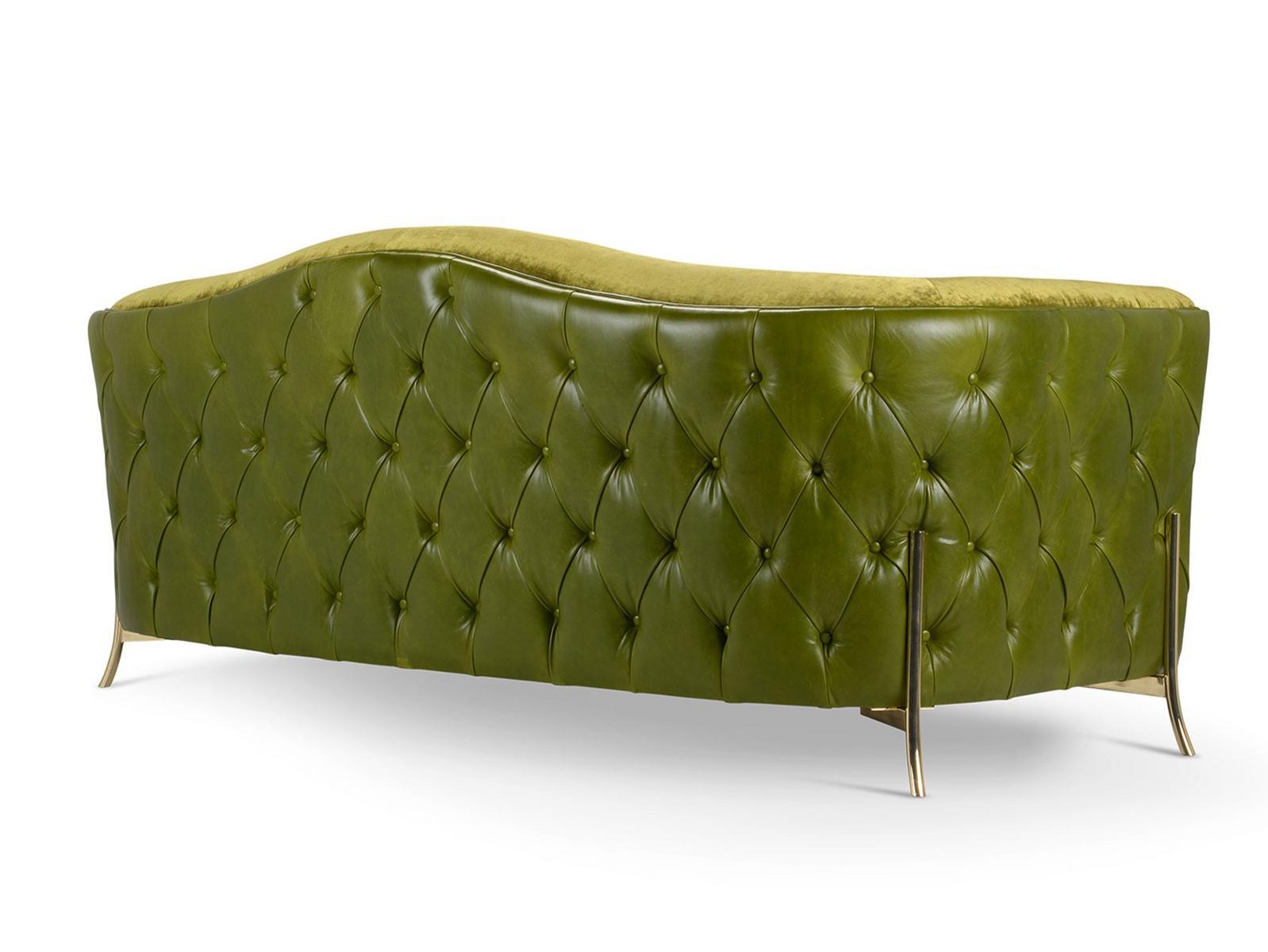NEFELE Tufted sofa bed with fire retardant padding