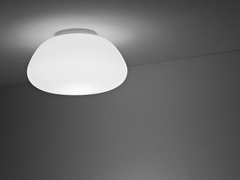 LUMI POGA Glass ceiling lamp