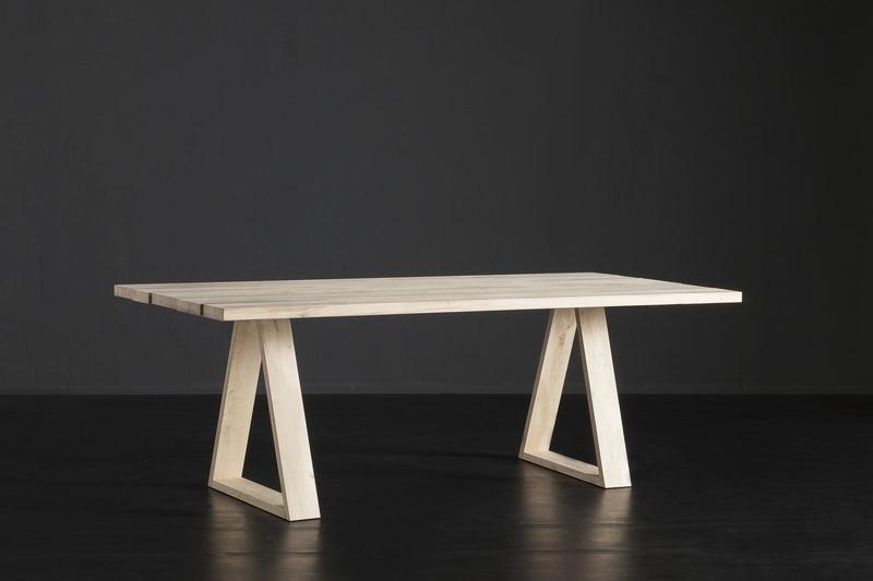 KENZO + MEKANO Rectangular wooden dining table