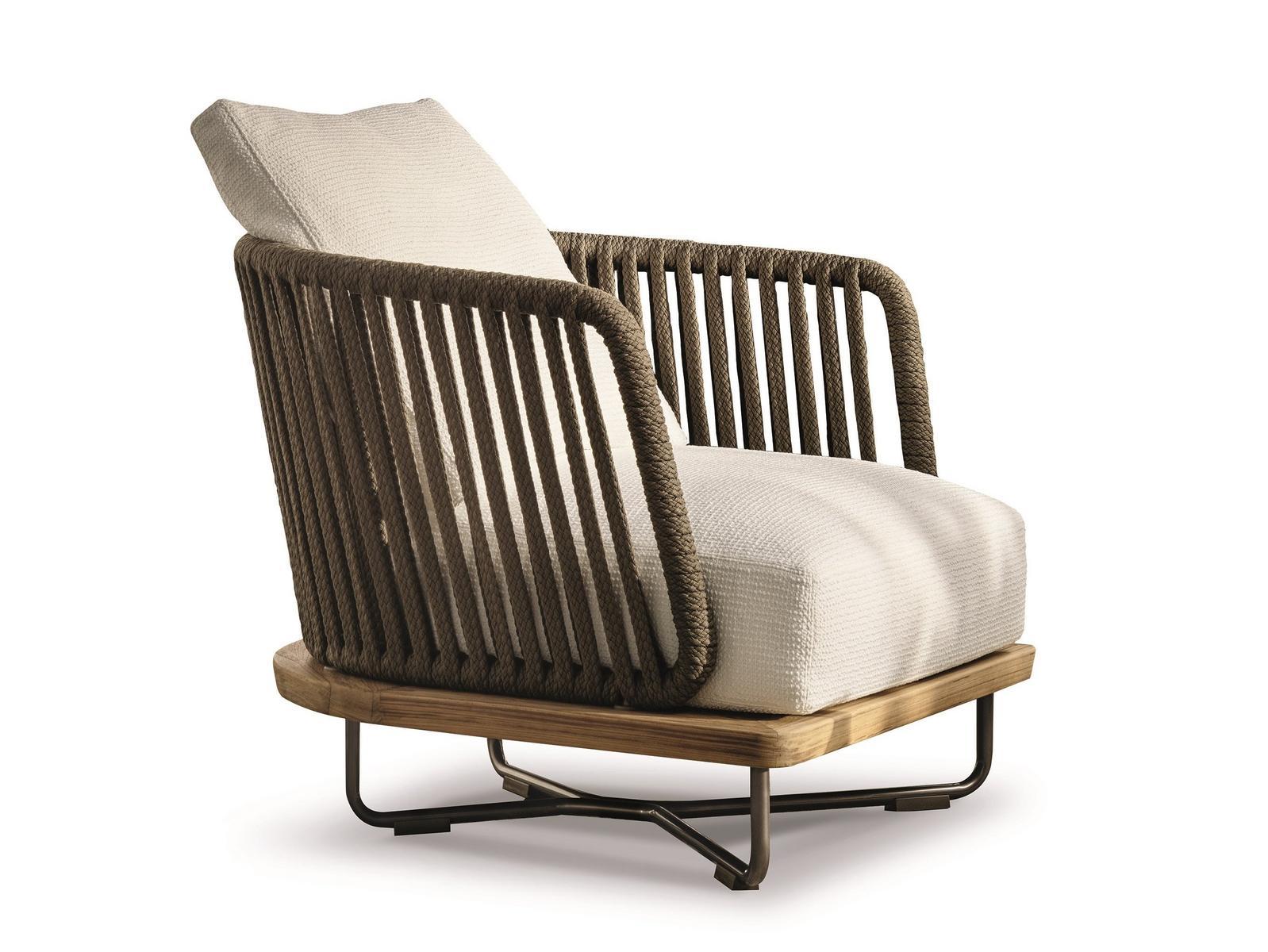 SUNRAY Teak garden armchair