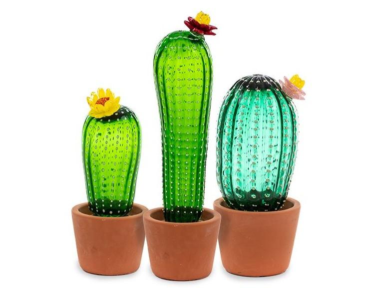 CACTUS SUNRISE Blown glass table lamp / floor lamp