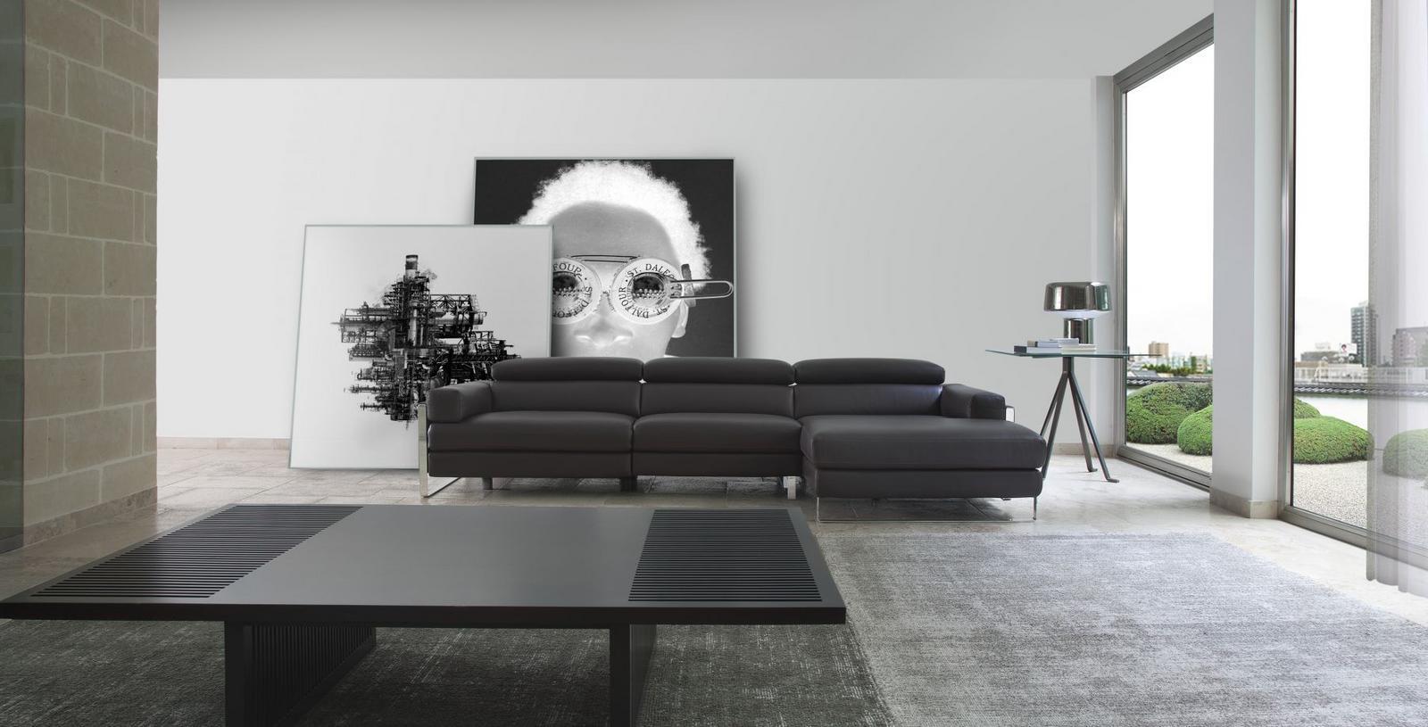 ROMEO RELAX Leather sofa