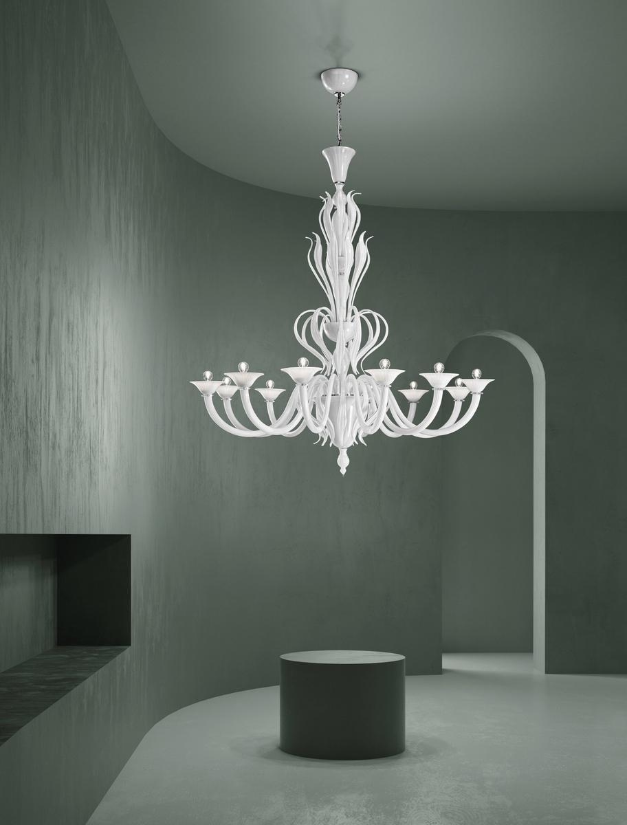 PISANI Glass chandelier