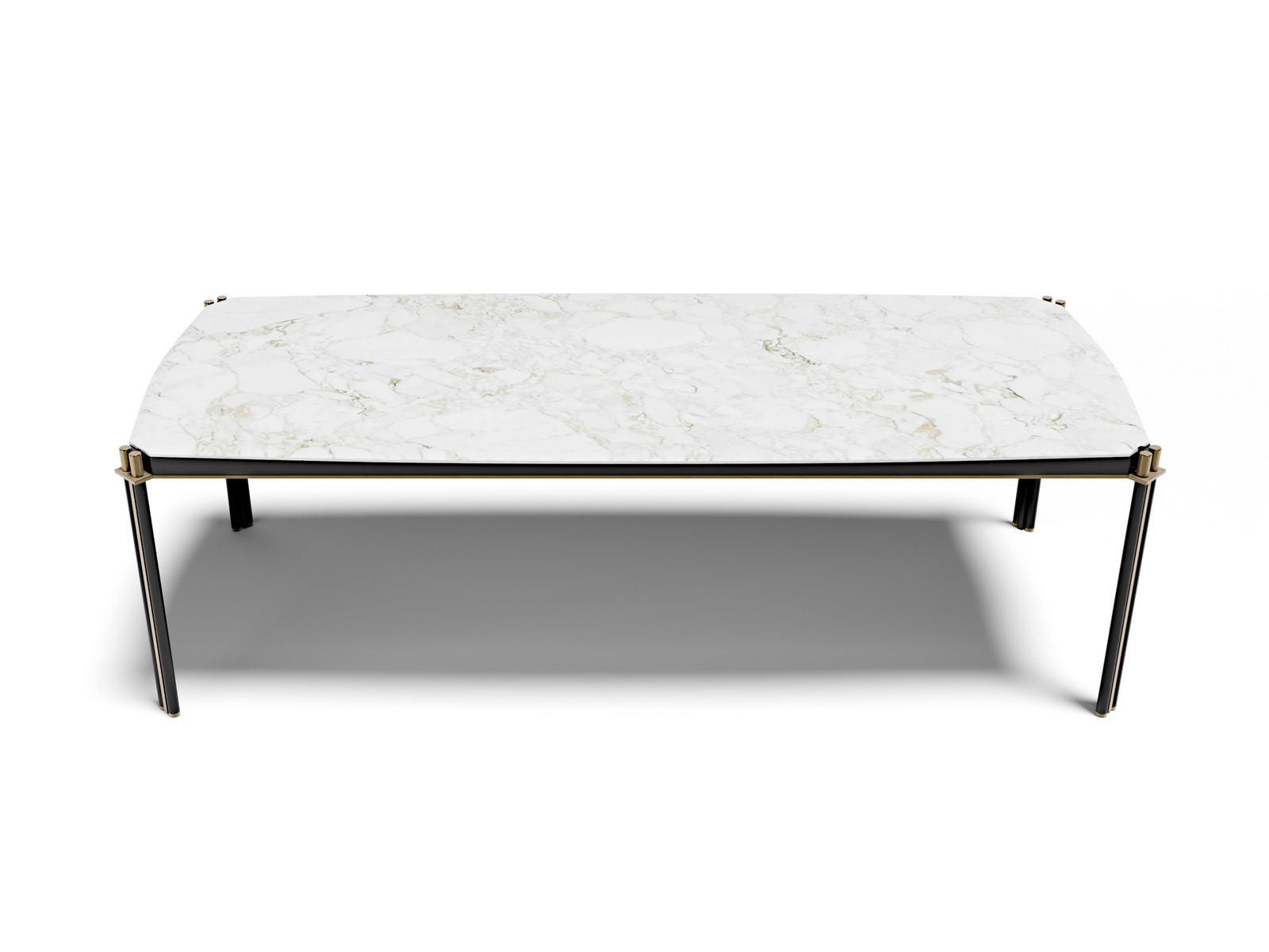 TUDOR R Rectangular marble living room table