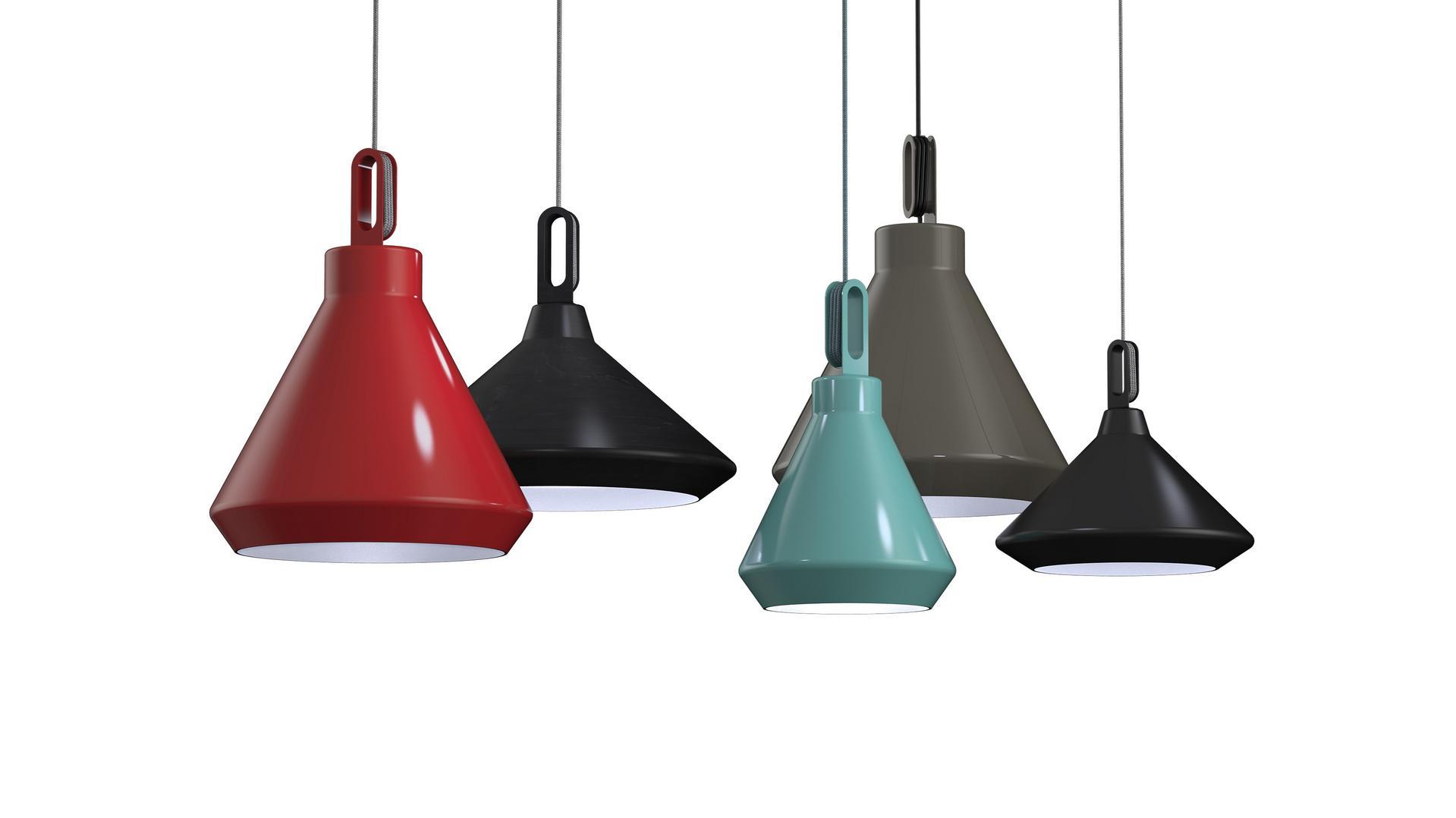 DRIYOS LED direct light iron pendant lamp